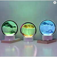 3D Flowing Sand Painting Night Light